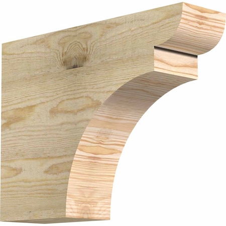 Ekena Millwork Yorktown Rough Sawn Rafter Tail, Douglas Fir, 4"W x 12"H x 16"L RFT04X12X16YOR00RDF